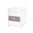 Letto MAXI PLUS NEW white+coffee /mobiletto multifunzionale/